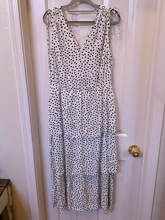 & Other Stories V-neck Chiffon Midi Dress Size 12 (Paris Atelier) - Picture 4 of 15